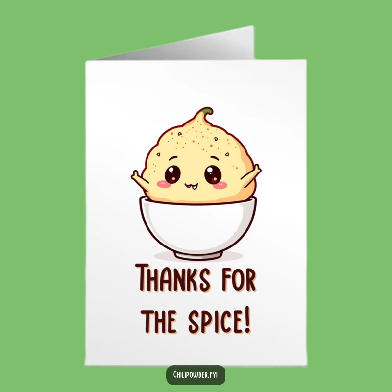 Free Printable Thank You Card: Chili Puff Leap Expressing Gratitude Downloadable Gift