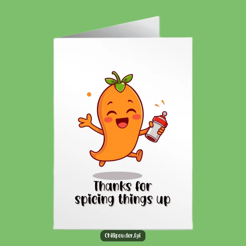 Free Printable Thank You Card: Spicy Thanks, Sprinkle Joy, DIY Gift