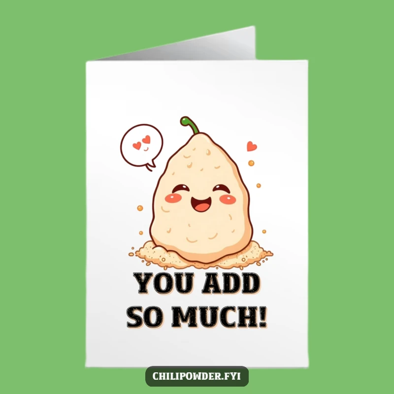 Free Printable Thank You Card: Laughing Chili Pile, Funny Gratitude!