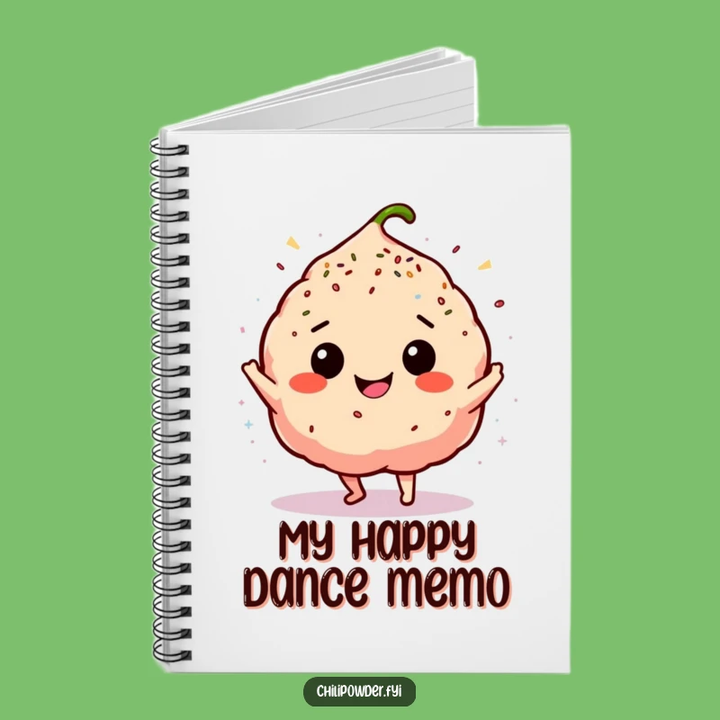 Funny Chili Powder Dance Notebook - Hilarious Journal for Joyful Notes