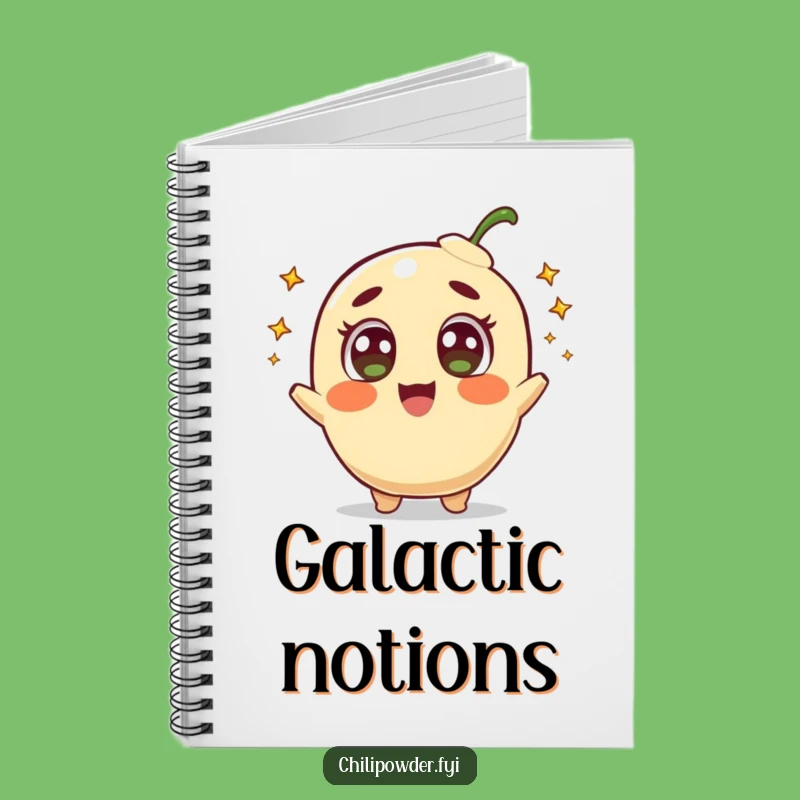 Funny Comet Chili Notebook: Jot Down Your Cosmic Ideas!
