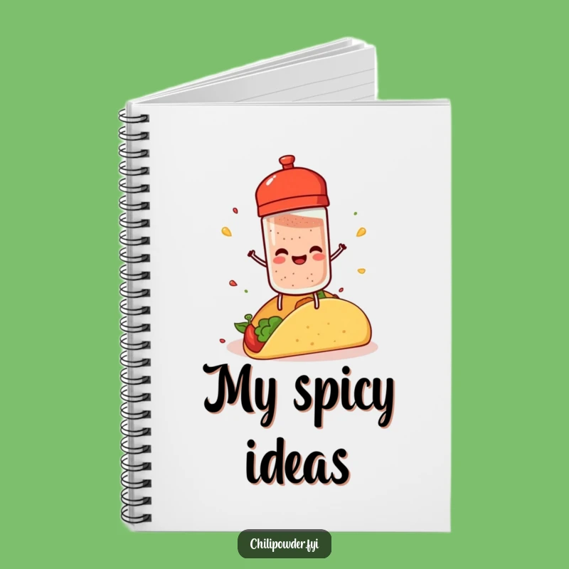 Funny Chili Shaker Notebook: Jot Down Recipes With Taco Spice!