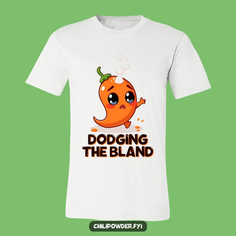 Funny Chili Powder Dodge Tee - Surprised Spice Evades Salt