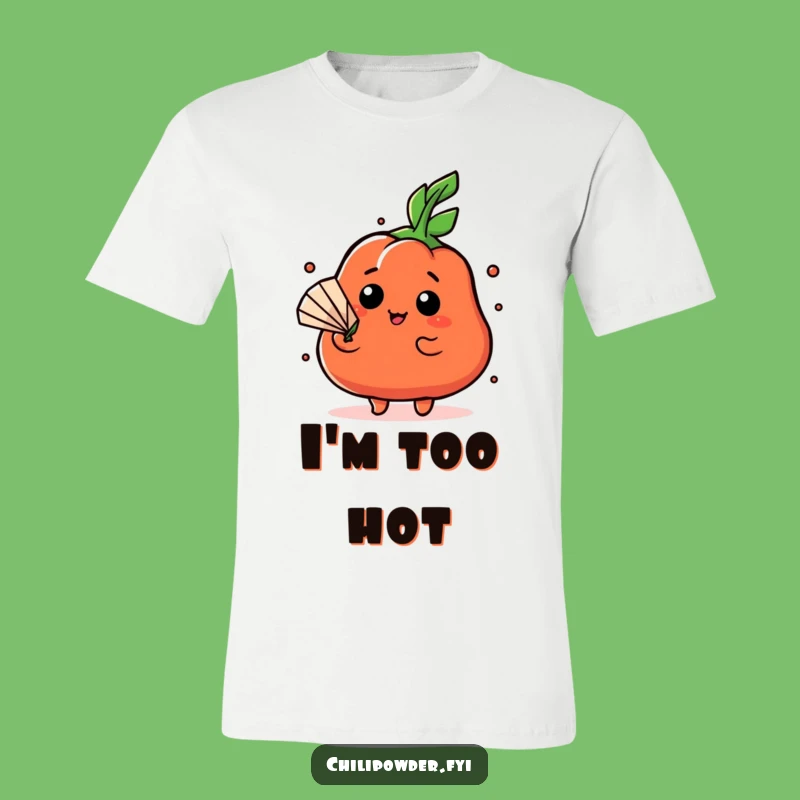 Funny Dramatic Chili Fan T-Shirt - Spicy Temperament Relief Gift