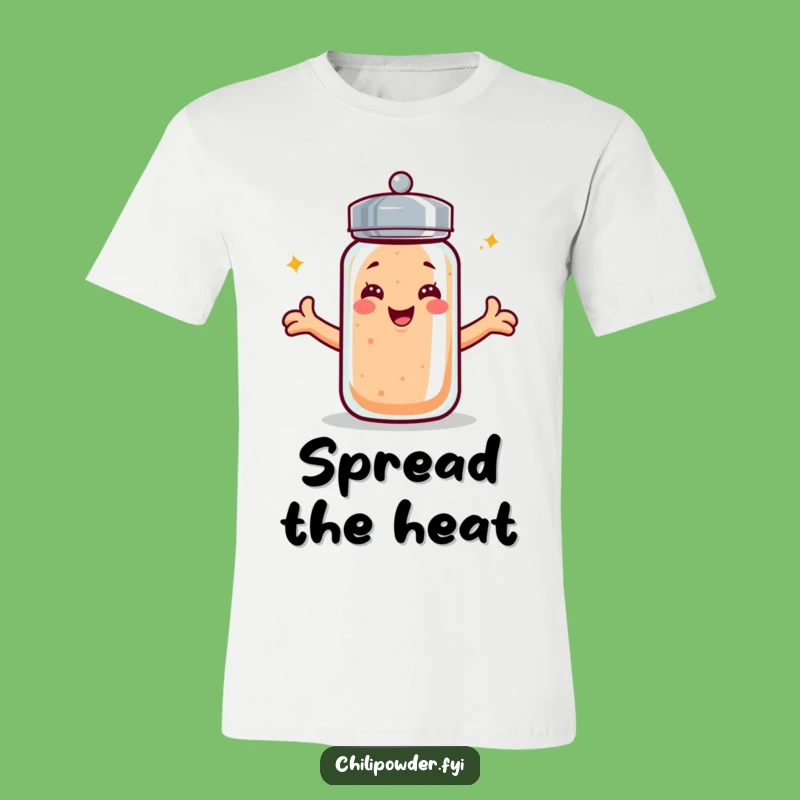 Funny Kawaii Chili Shaker T-Shirt - Spreading Smiles with Every Wear