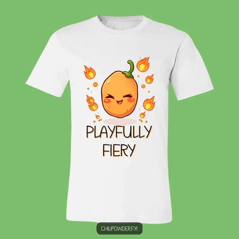 Funny Juggling Chili T-Shirt: Wear Your Mischief with Fiery Style!