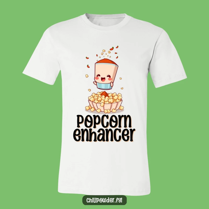 Funny Chili Sifter Popcorn Tee: Hilarious Spice Shaker Shirt Gift