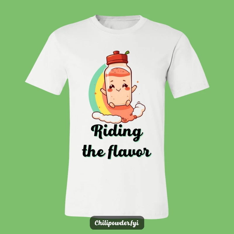Funny Rainbow Chili T-Shirt: Ride the Colors with Style!