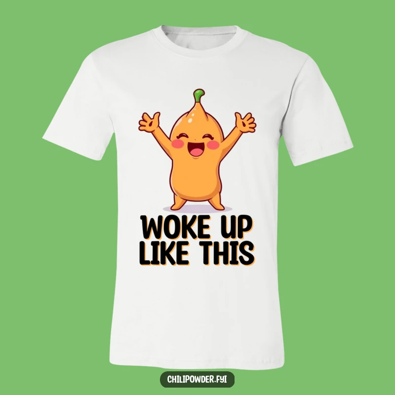 Funny Chili Stretch T-Shirt: Wear Your Morning Vibe with Humor