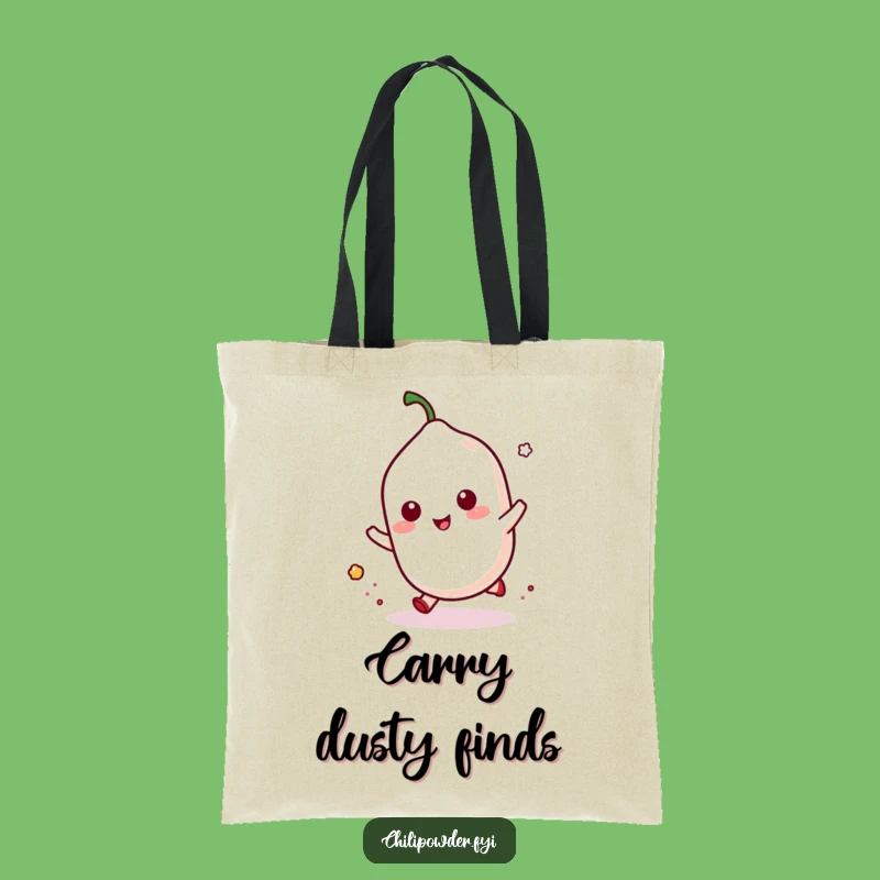 Funny Hopping Chili Dust Tote Bag - Carry Your Energy
