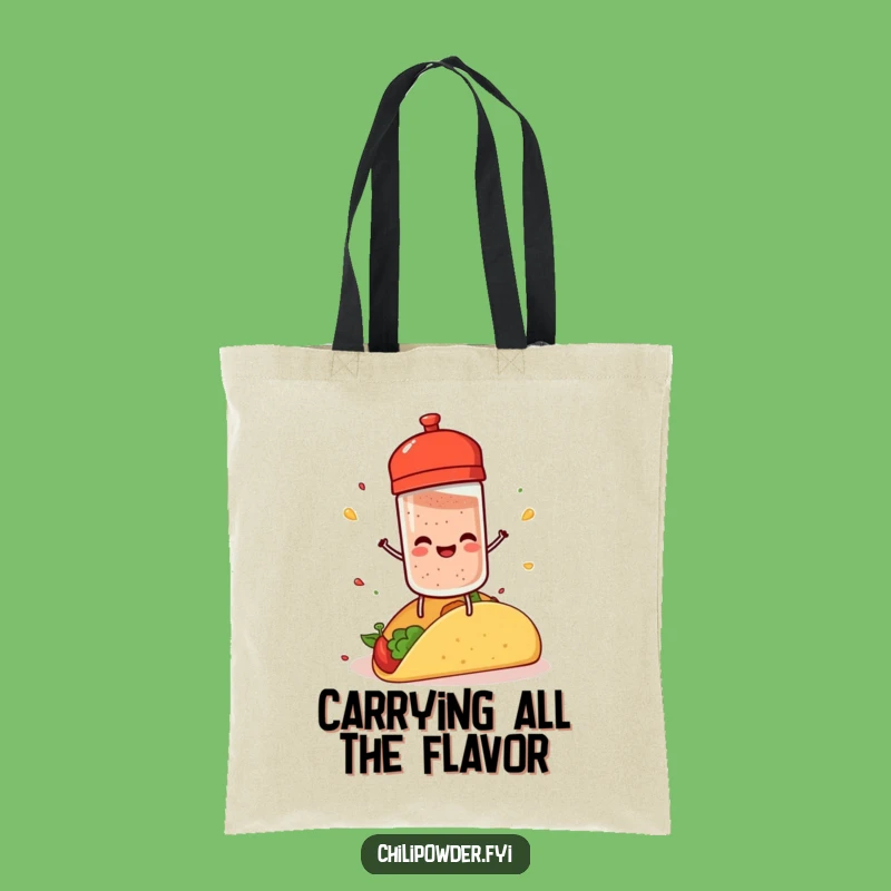 Funny Chili Shaker Tote Bag: Carry Your Spices And Snacks With Fun!
