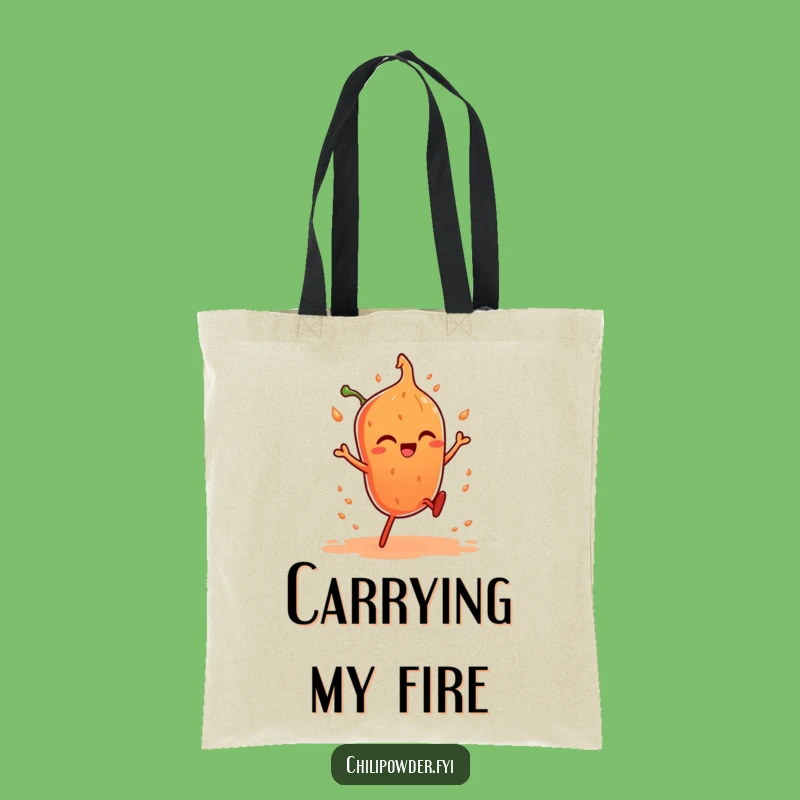 Funny Dancing Chili Powder Tote: Carry Your Fire and Fun
