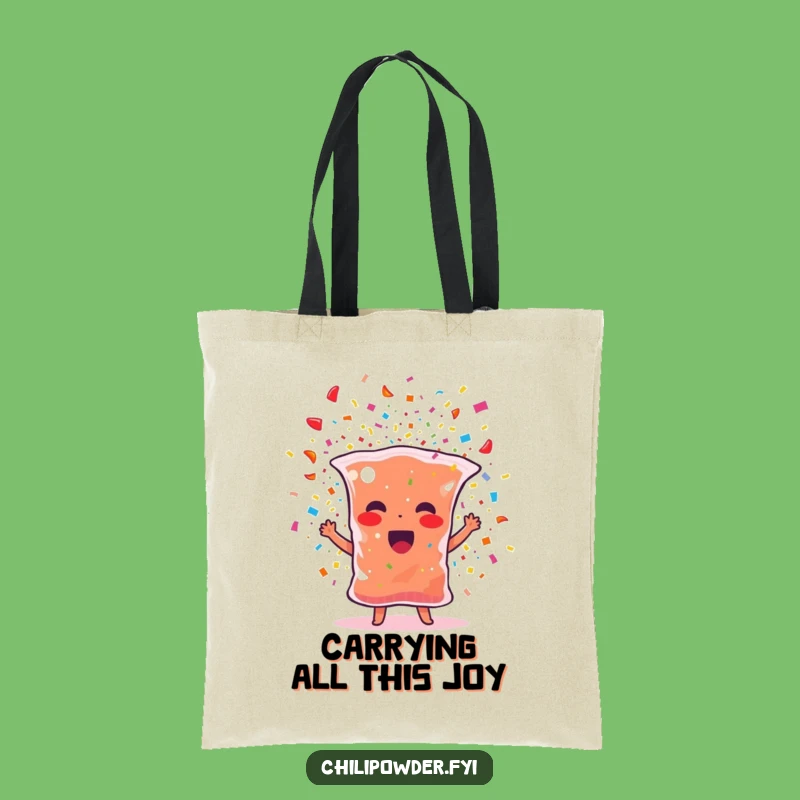 Funny Party Chili Tote Bag: Confetti Spice Accessory, Ideal Funny Gift