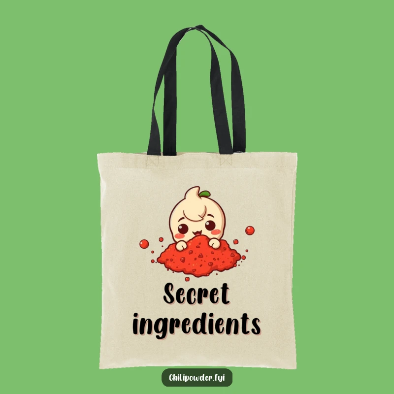 Funny Chili Cloud Tote Bag: Mysterious Spice Carry-all, Playful Gift