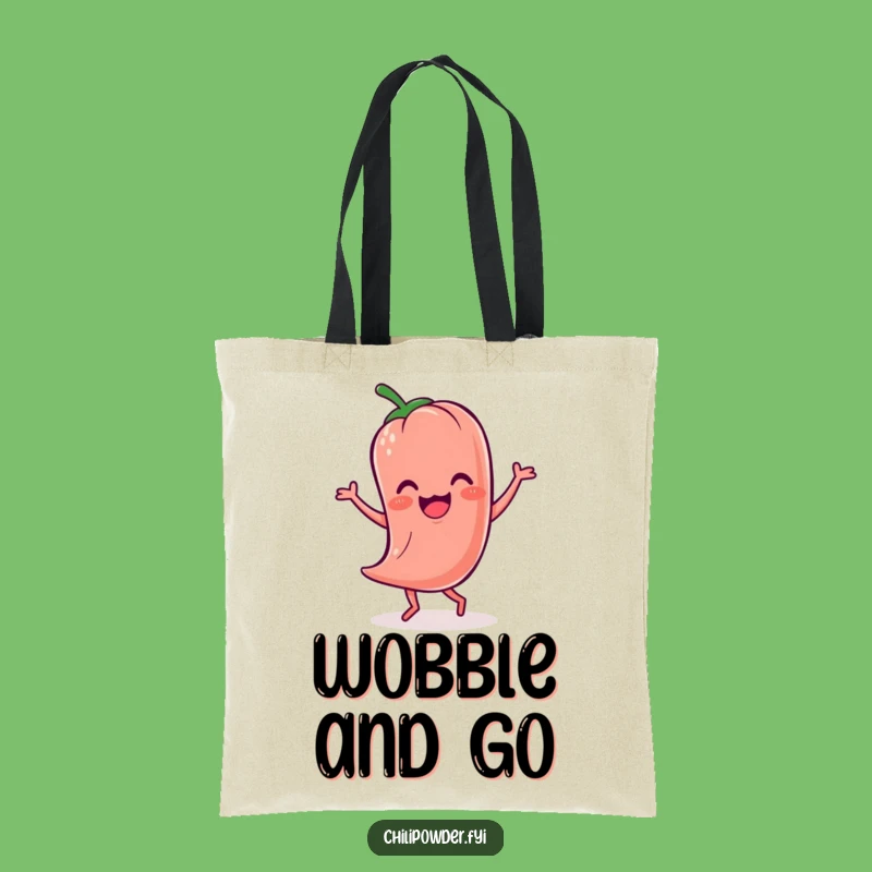 Funny Kawaii Chili Powder Jig Tote Bag A Practical Gift